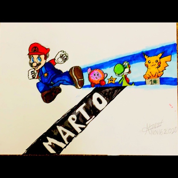 Mario super smash bro’s drawing - Picture 1 of 1
